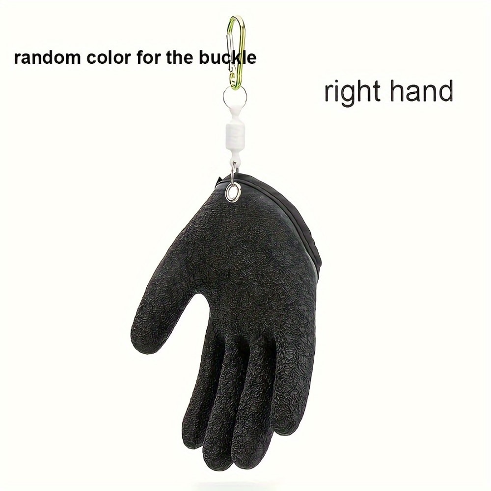 Professional Waterproof Magnet Release Fishing Gloves Anti Slip Fish Handling Protection