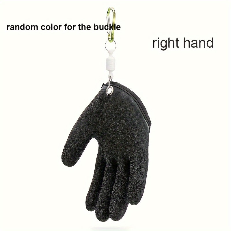 Professional Waterproof Magnet Release Fishing Gloves Anti Slip Fish Handling Protection