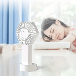 portable usb handheld fan with speeds small travel cooling fan