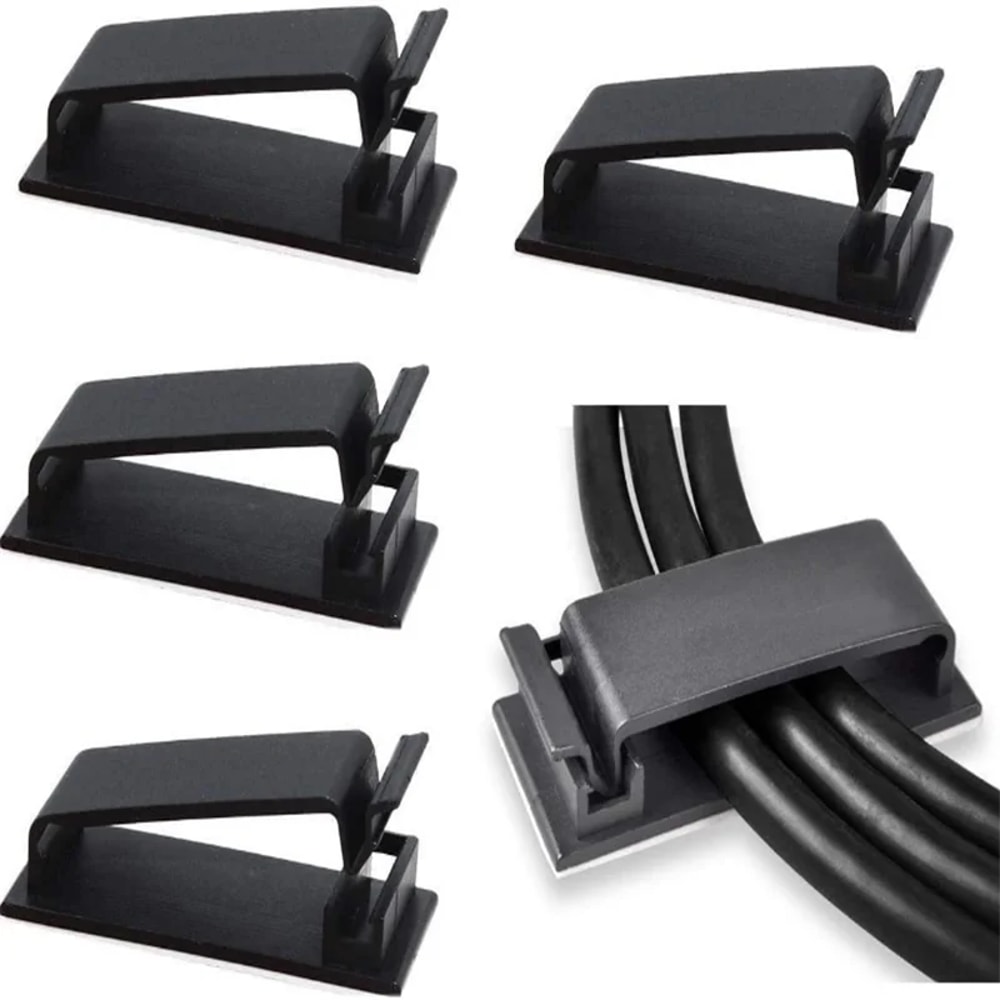 Superior Cable Fixing Clips Durable Wire Organizer Clips for Tidy Cord Management