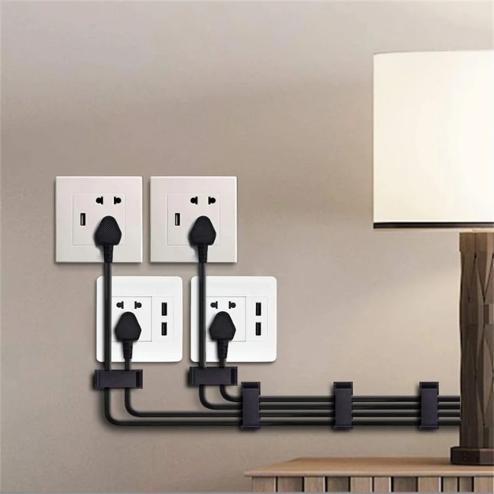 Superior Cable Fixing Clips Durable Wire Organizer Clips for Tidy Cord Management