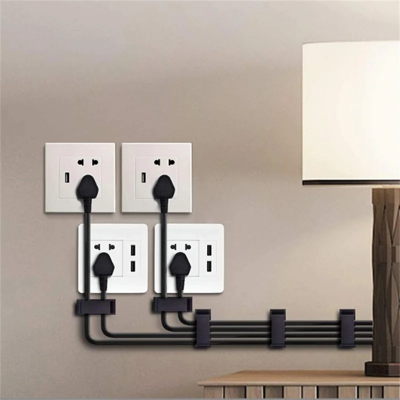 Superior Cable Fixing Clips Durable Wire Organizer Clips for Tidy Cord Management