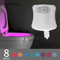 Motion Sensor LED Toilet Night Light with Color Changing Glow