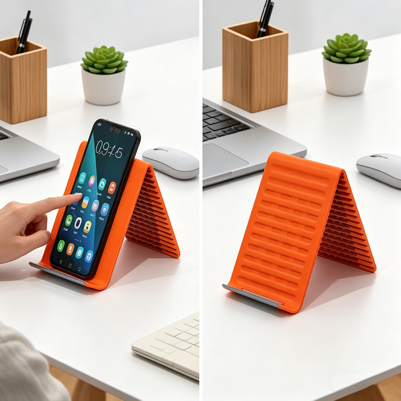 Flexible Silicone Portable Phone Stand Foldable Universal Desktop Travel Holder 5