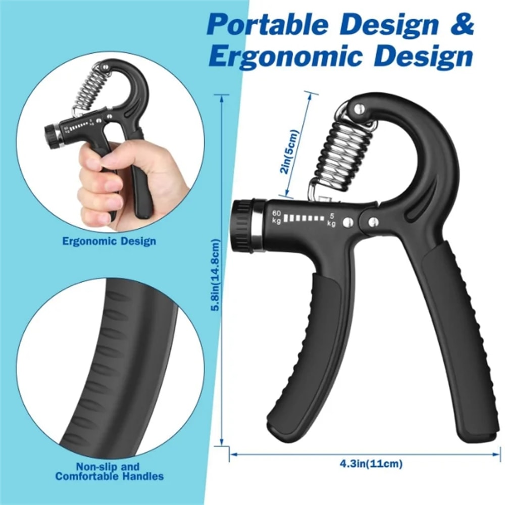 Adjustable Grip Strength Trainer Hand Grip Exerciser