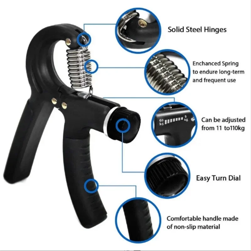 Adjustable Grip Strength Trainer Hand Grip Exerciser