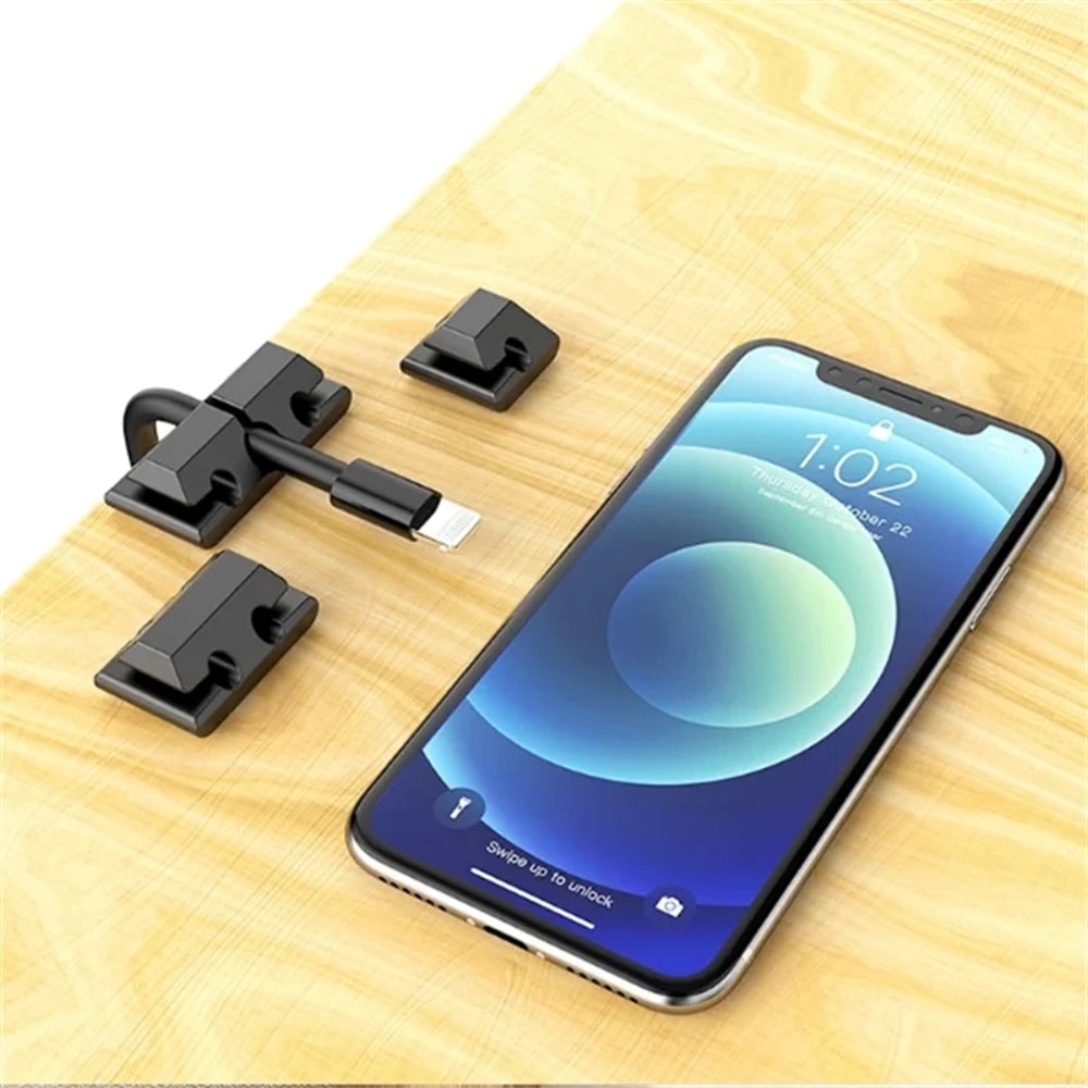 Silicone Cable Organizer Desktop Cable Management Hub