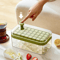 Double Layer Ice Cube Tray With Easy Release Ice Maker And Storage Bin 1