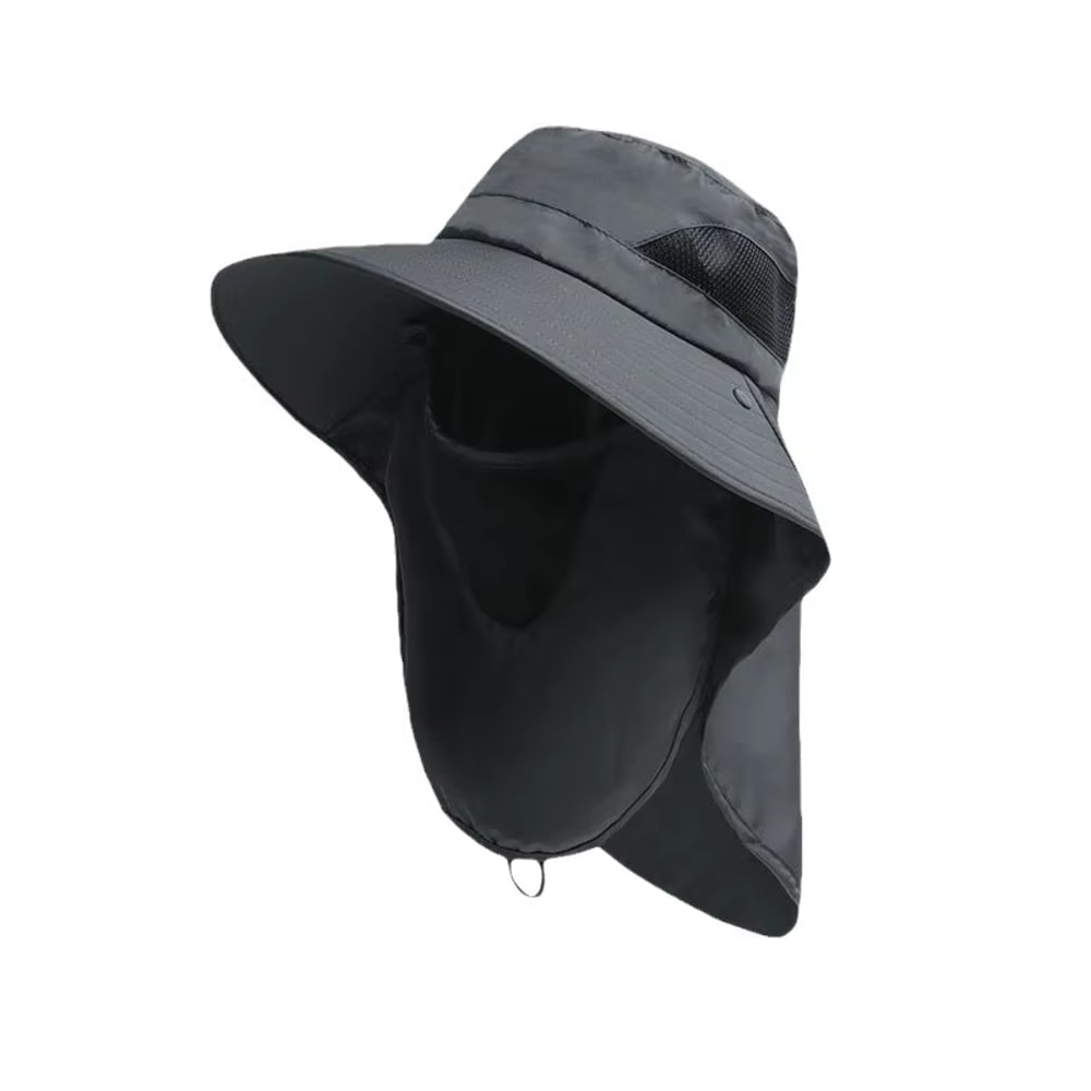 Premium UV Protection Sun Hat with Neck Flap Wide Brim Outdoor Hat for Fishing, Hiking & Camping