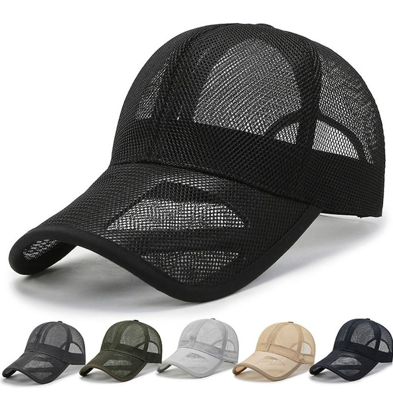 Tactical Skull Airsoft Cap with Breathable Mesh Sun Visor Trucker Hat