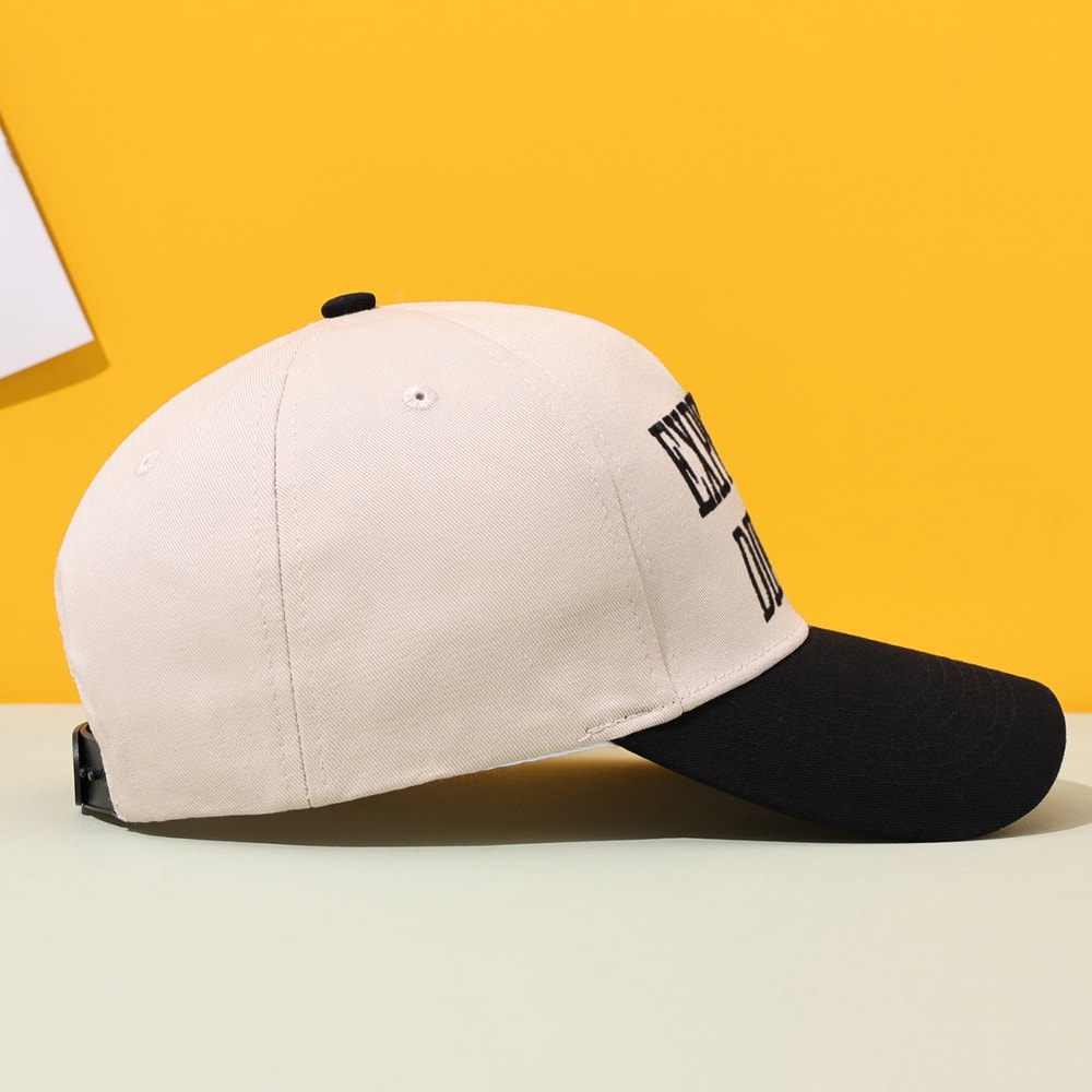 Vintage Colorblock Trucker Baseball Cap Stylish Sun Hat