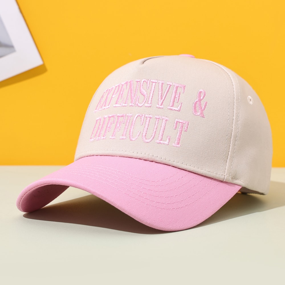 Vintage Colorblock Trucker Baseball Cap Stylish Sun Hat