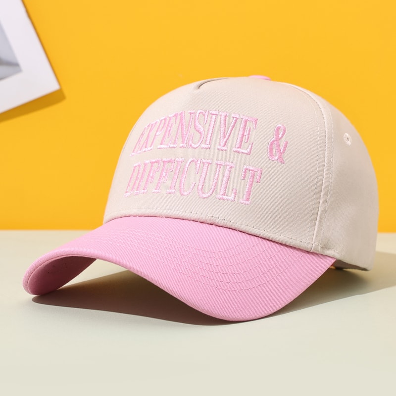 Vintage Colorblock Trucker Baseball Cap Stylish Sun Hat