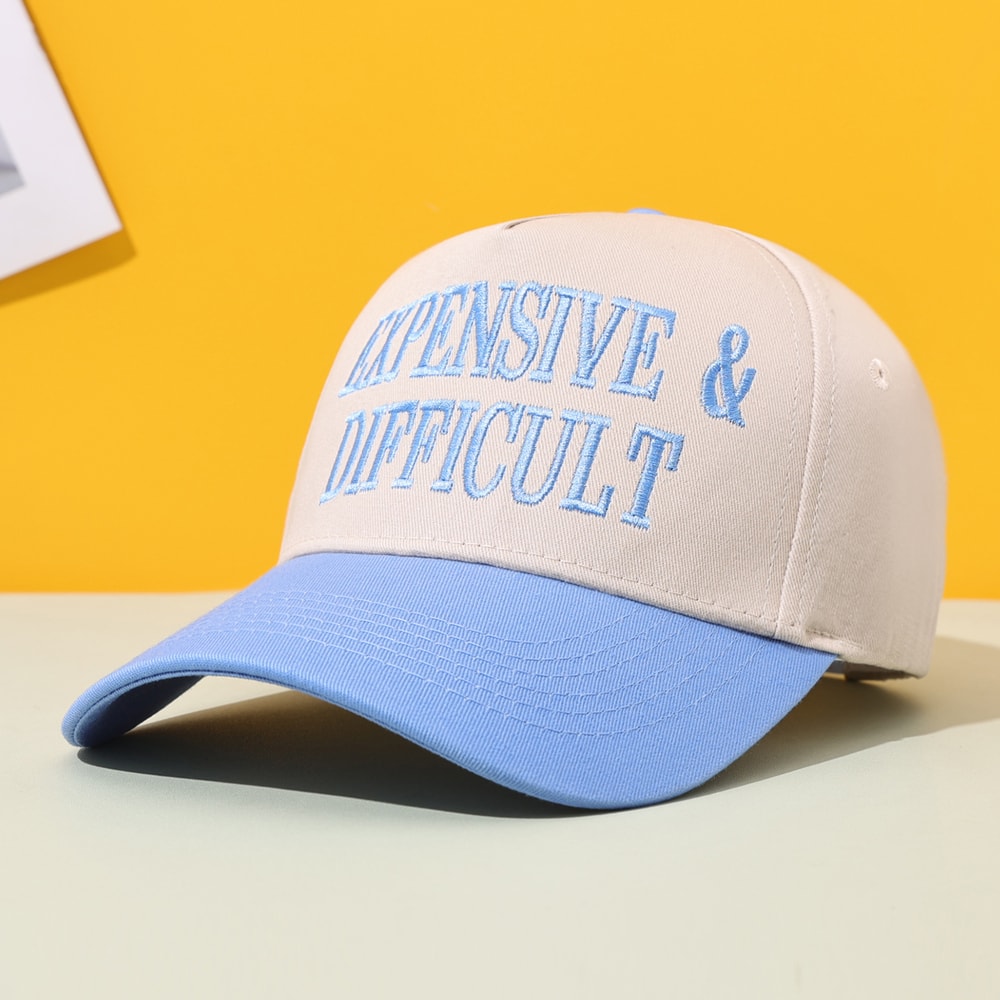 Vintage Colorblock Trucker Baseball Cap Stylish Sun Hat