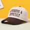 Vintage Colorblock Trucker Baseball Cap Stylish Sun Hat