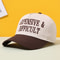 Vintage Colorblock Trucker Baseball Cap Stylish Sun Hat