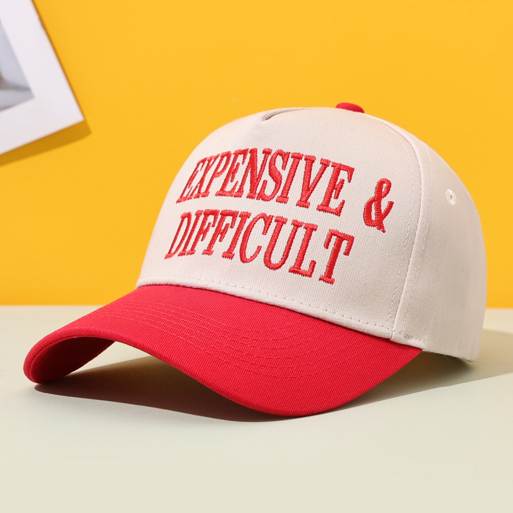 Vintage Colorblock Trucker Baseball Cap Stylish Sun Hat
