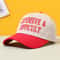 Vintage Colorblock Trucker Baseball Cap Stylish Sun Hat