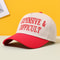 Vintage Colorblock Trucker Baseball Cap Stylish Sun Hat
