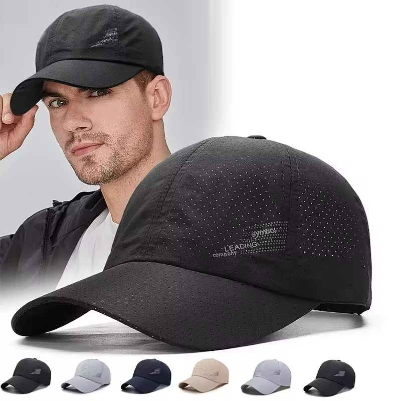 Premium Quick Dry Outdoor Sports Cap Adjustable Unisex Golf & Fishing Sun Hat