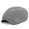 Vintage British Herringbone Newsboy Cap For Men Classic AutumnWinter Flat Hat 4