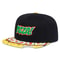 Unisex Pizza Embroidered Hip Hop Baseball Cap Adjustable Sunscreen Hat 3