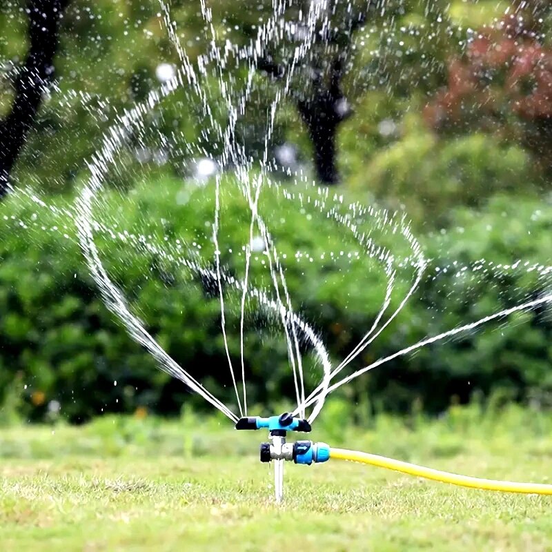 Degree Rotating Lawn Sprinkler Automatic Garden Water Sprinkler System