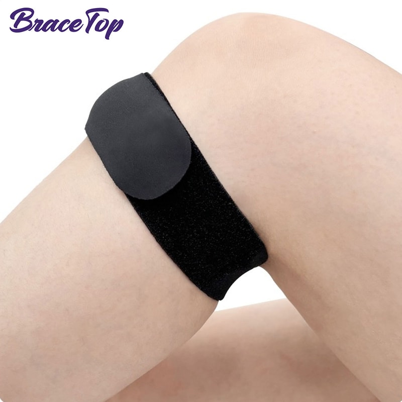 NeoShield Patella Tendon Support Strap Adjustable Patellar Knee Brace & Stabilizer for Running, Hiking, and Basketball