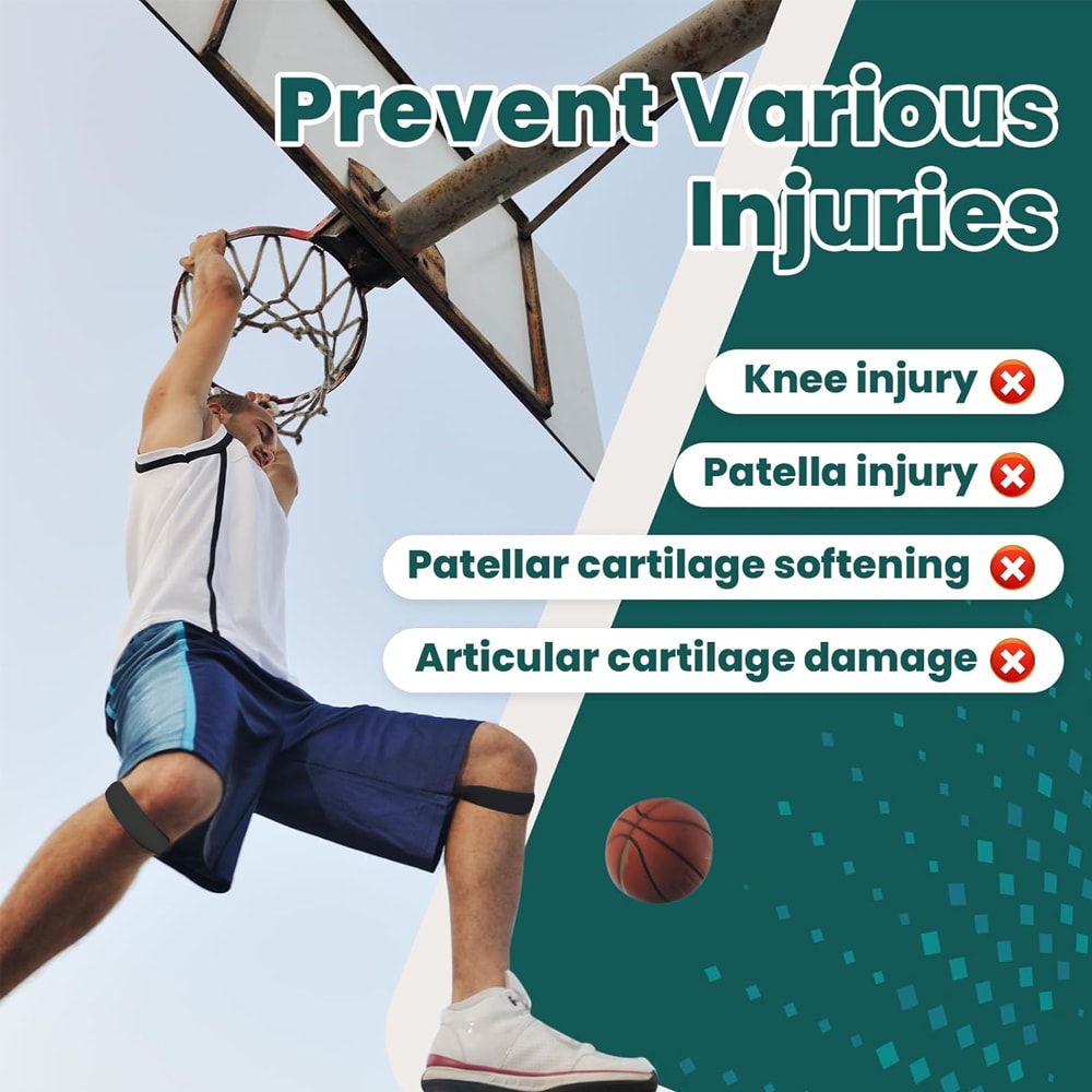 NeoShield Patella Tendon Support Strap Adjustable Patellar Knee Brace & Stabilizer for Running, Hiking, and Basketball