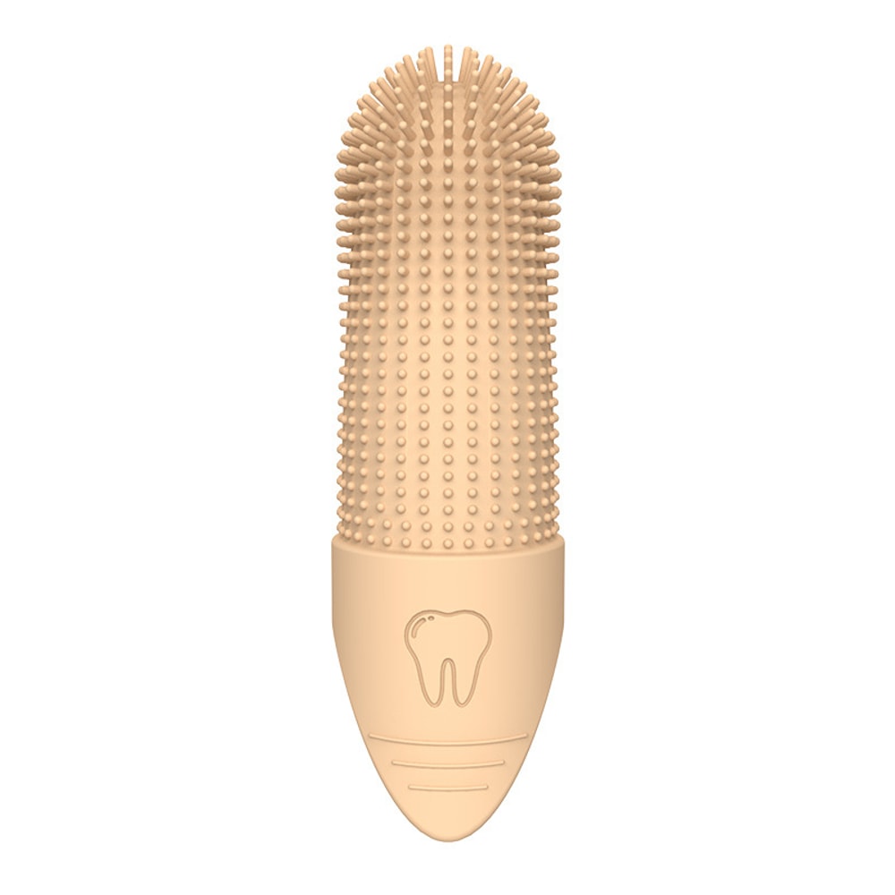 Food Grade Silicone Dog Finger Toothbrush for Gentle Pet Dental Care and Fresh Breath