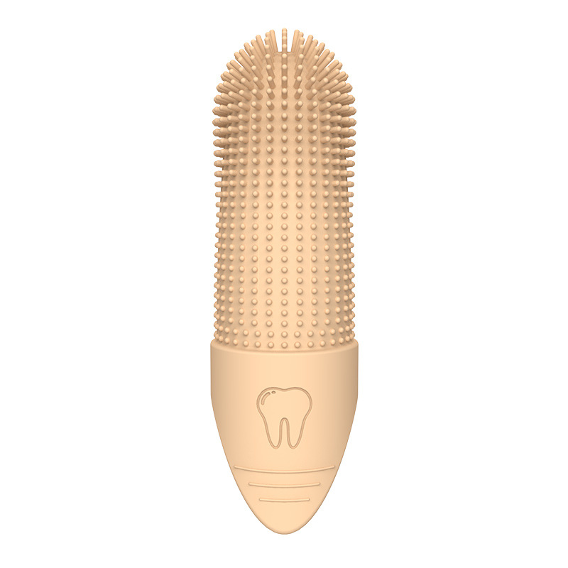 Food Grade Silicone Dog Finger Toothbrush for Gentle Pet Dental Care and Fresh Breath