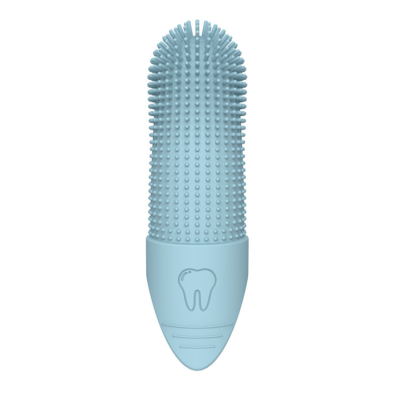 Food Grade Silicone Dog Finger Toothbrush for Gentle Pet Dental Care and Fresh Breath
