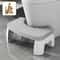 Ergonomic Waterproof Toilet Stool Non Slip Squatting Footstool for Adults, Pregnant Women, and Kids