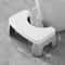 Ergonomic Waterproof Toilet Stool Non Slip Squatting Footstool for Adults, Pregnant Women, and Kids