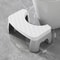 Ergonomic Waterproof Toilet Stool Non Slip Squatting Footstool for Adults, Pregnant Women, and Kids