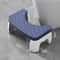 Ergonomic Waterproof Toilet Stool Non Slip Squatting Footstool for Adults, Pregnant Women, and Kids