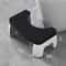 Ergonomic Waterproof Toilet Stool Non Slip Squatting Footstool for Adults, Pregnant Women, and Kids
