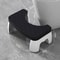 Ergonomic Waterproof Toilet Stool Non Slip Squatting Footstool for Adults, Pregnant Women, and Kids