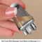 Precision 6ml Scalp Applicator Roller & Mini Head Massager for Hair Growth