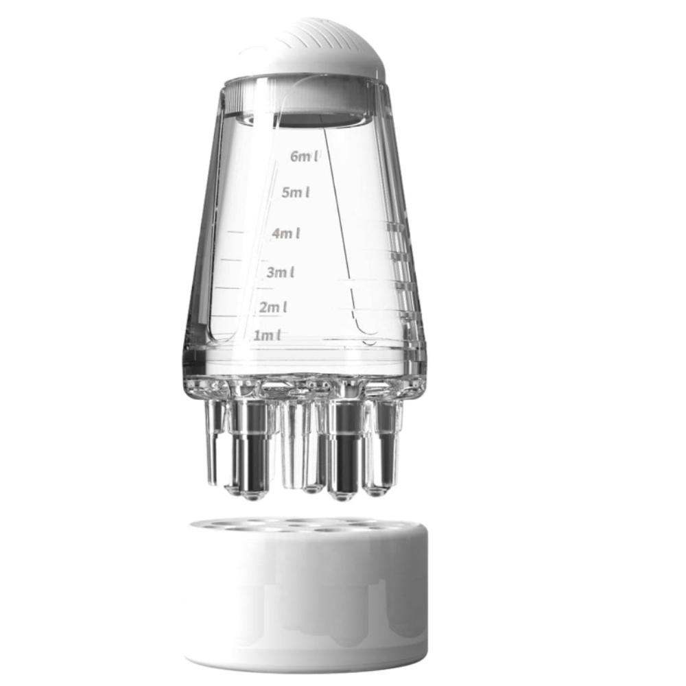 Precision 6ml Scalp Applicator Roller & Mini Head Massager for Hair Growth