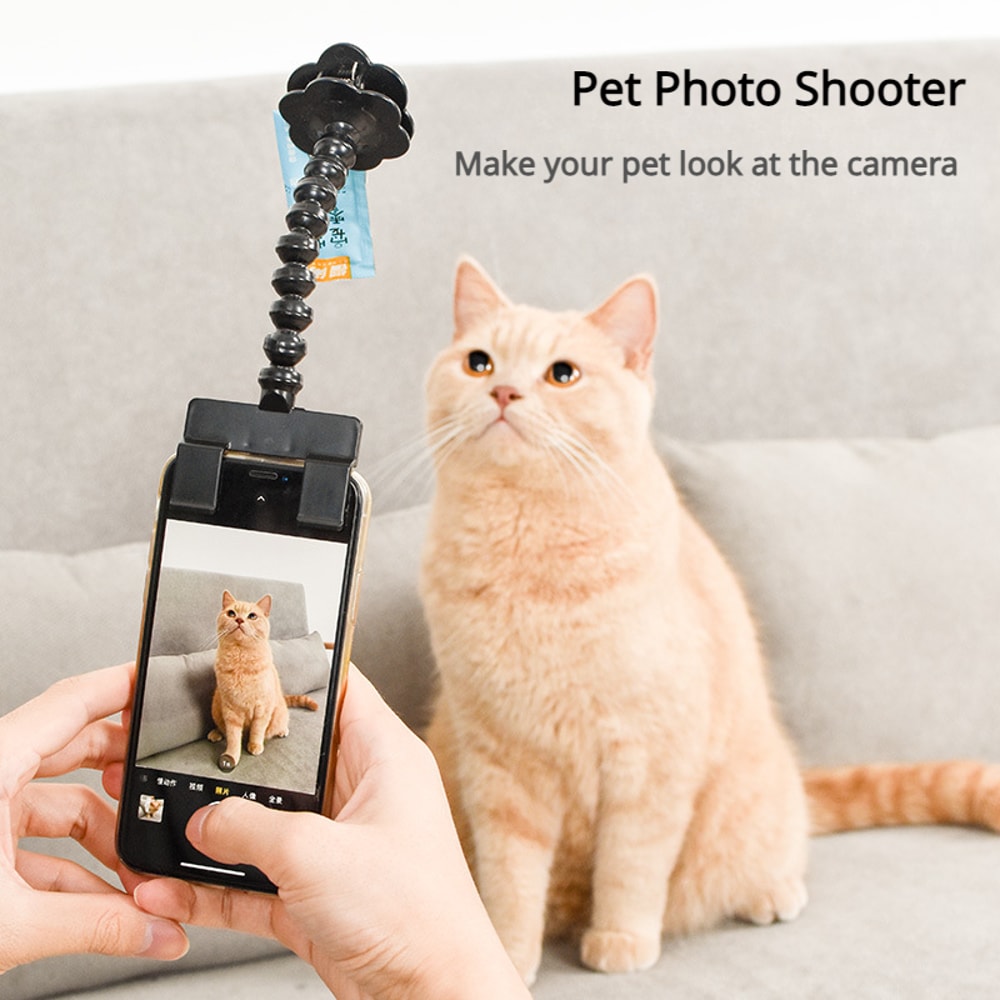 Universal Pet Selfie Clip For Phone Phone Photo Holder For Dogs Cats 0