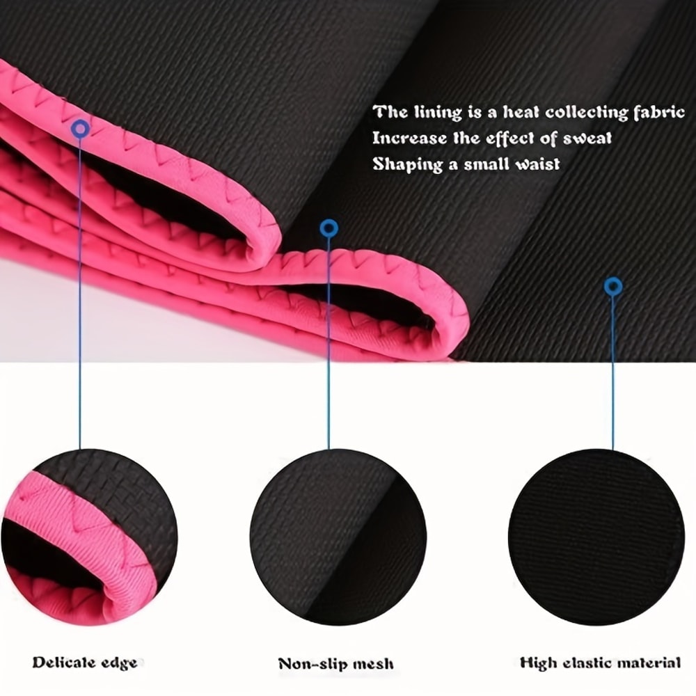 Premium Adjustable Sweat Waist Trimmer & Support Belt for Fitness