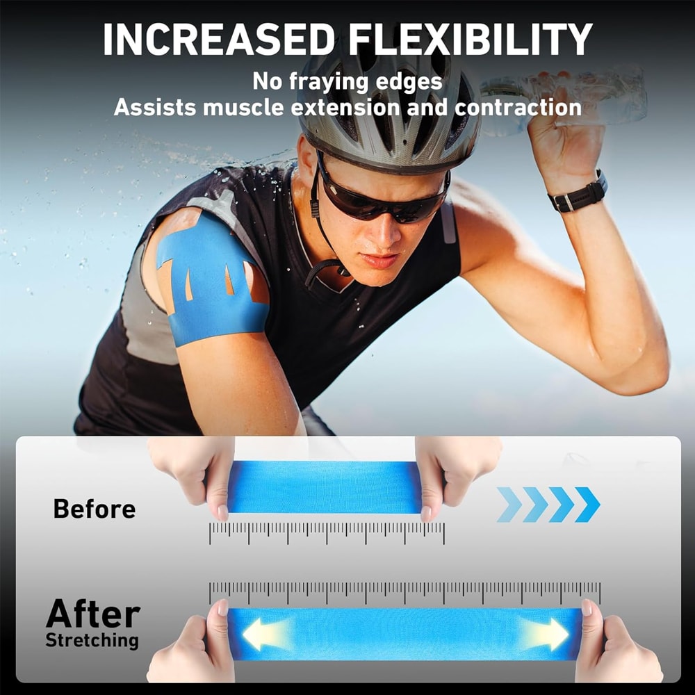 Waterproof Precise Shoulder Kinesiology Tape Elastic Support Strips For Rotator Cuff Pain Relief 3