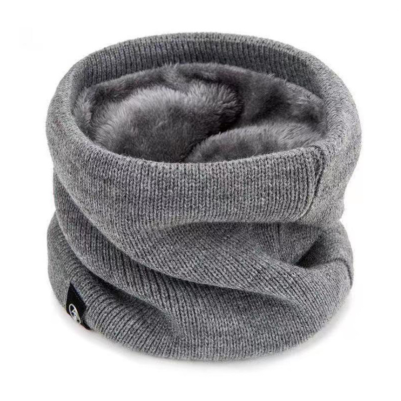 Warm Knitted Winter Neck Gaiter Plush Cold Proof Sports Neck Warmer For Men Women 6
