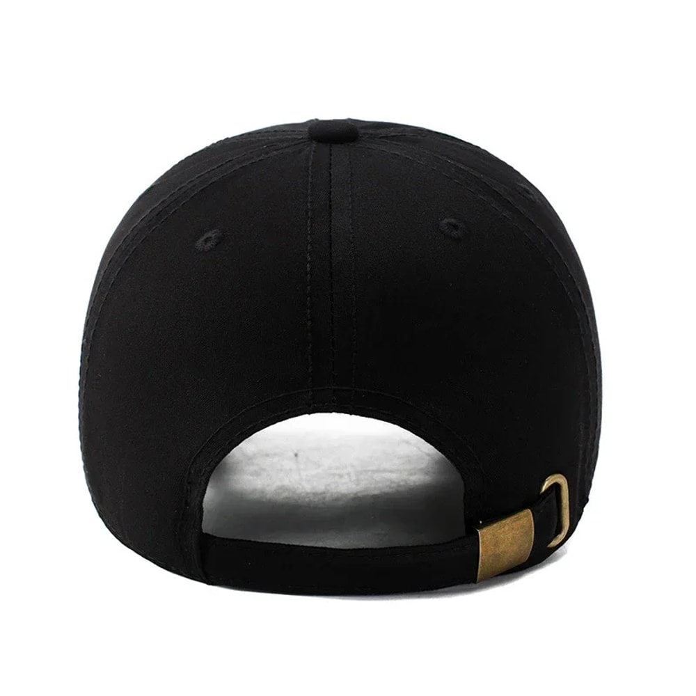 Three Bars Cotton Dad Hat Soft Top Adjustable Baseball Cap for Men and Women