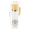 Clear Glass No Drip Honey & Syrup Dispenser Premium Kitchen Pourer