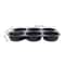 Premium 6 Cavity Hamburger Bun Mold Pan Silicone Bread Baking Tray, Heat Resistant & Reusable