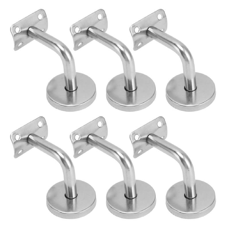 Premium Piece Stainless Steel Handrail Bracket Set Heavy Duty Wall Mount Railing Support