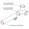Durable PVC Way Pipe Connector Set Tee & Elbow Fittings