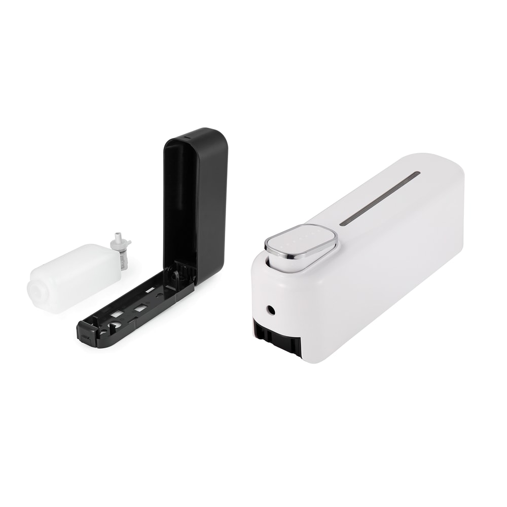 Premium Wall Mounted Manual Soap & Shower Gel Dispenser Space Saving Lotion and Shampoo Pump